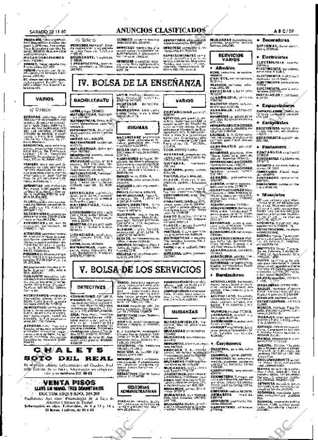 ABC MADRID 22-11-1980 página 83