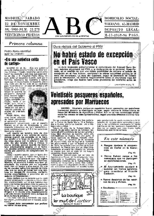 ABC MADRID 22-11-1980 página 9