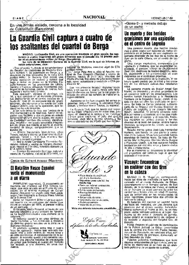 ABC MADRID 28-11-1980 página 20
