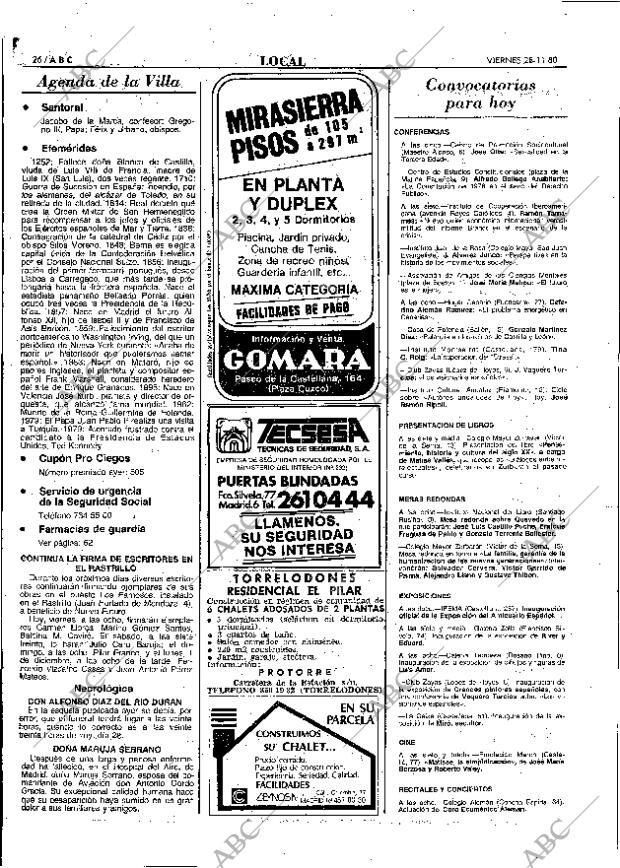 ABC MADRID 28-11-1980 página 38