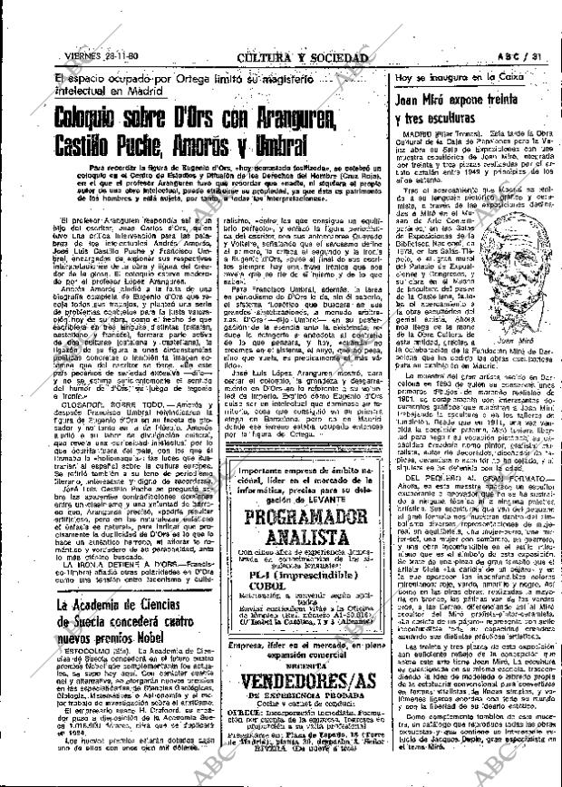 ABC MADRID 28-11-1980 página 43