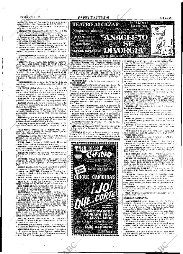 ABC MADRID 28-11-1980 página 67