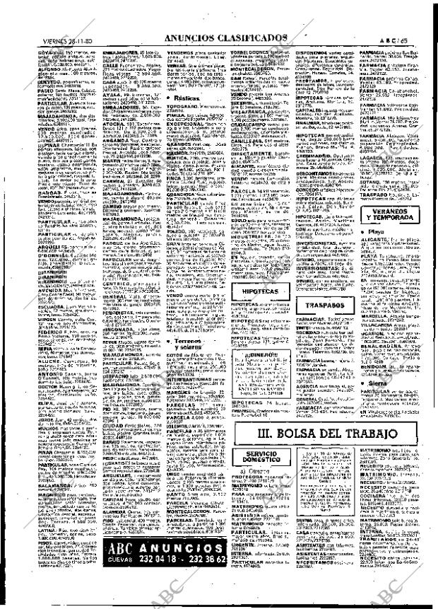 ABC MADRID 28-11-1980 página 77