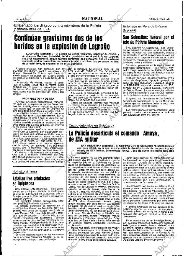 ABC MADRID 29-11-1980 página 18