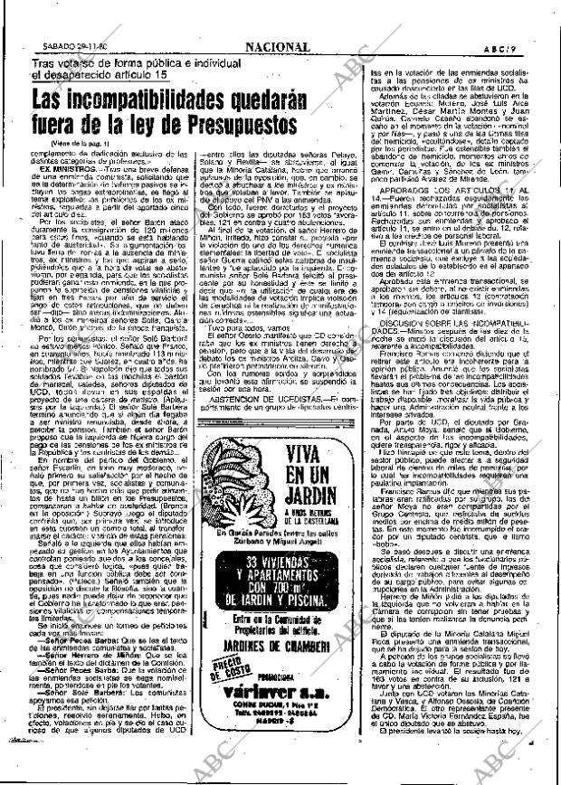 ABC MADRID 29-11-1980 página 21