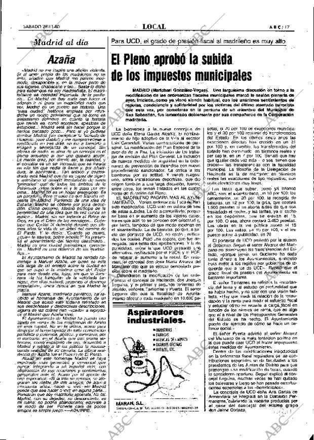 ABC MADRID 29-11-1980 página 29