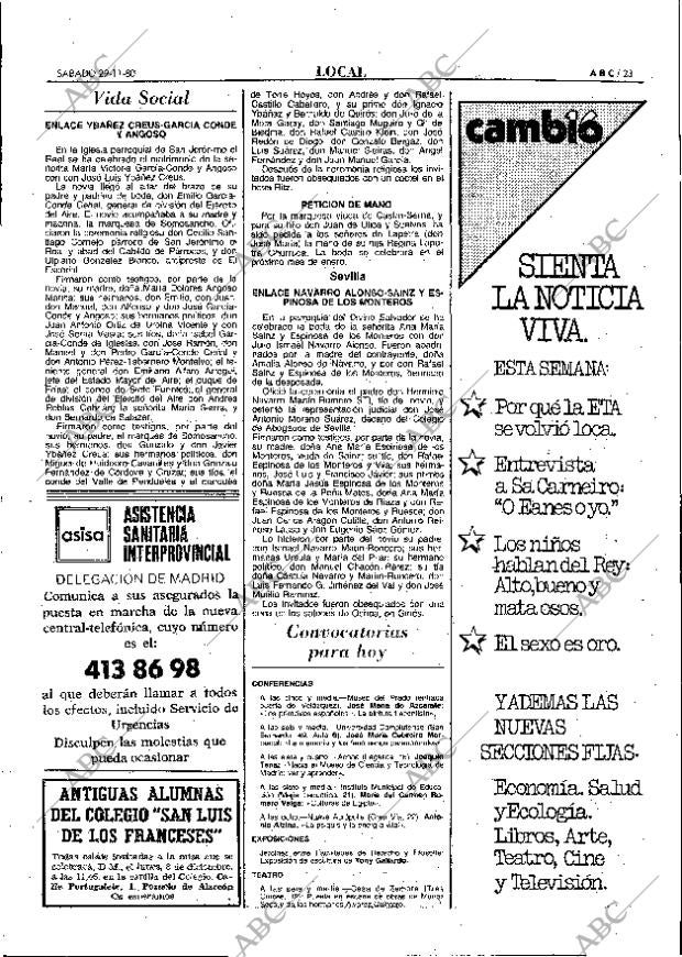 ABC MADRID 29-11-1980 página 35