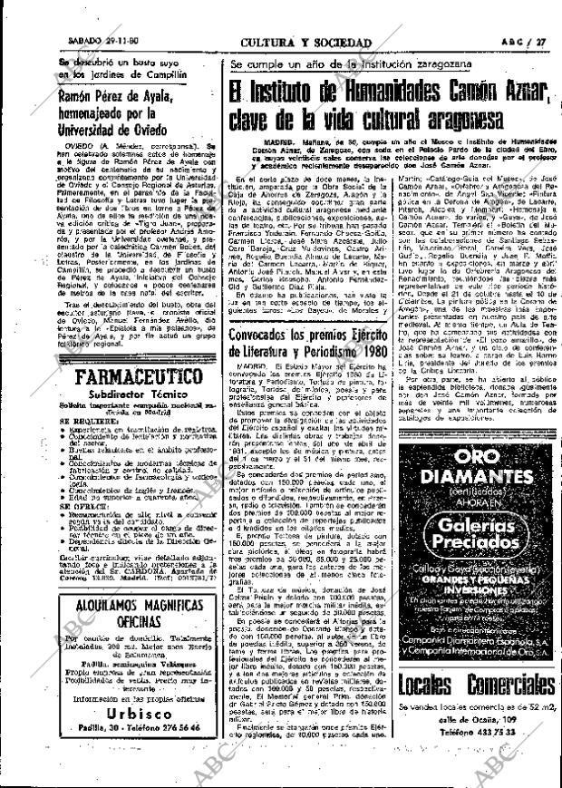 ABC MADRID 29-11-1980 página 39