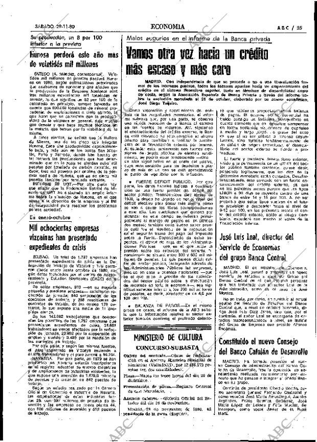 ABC MADRID 29-11-1980 página 63