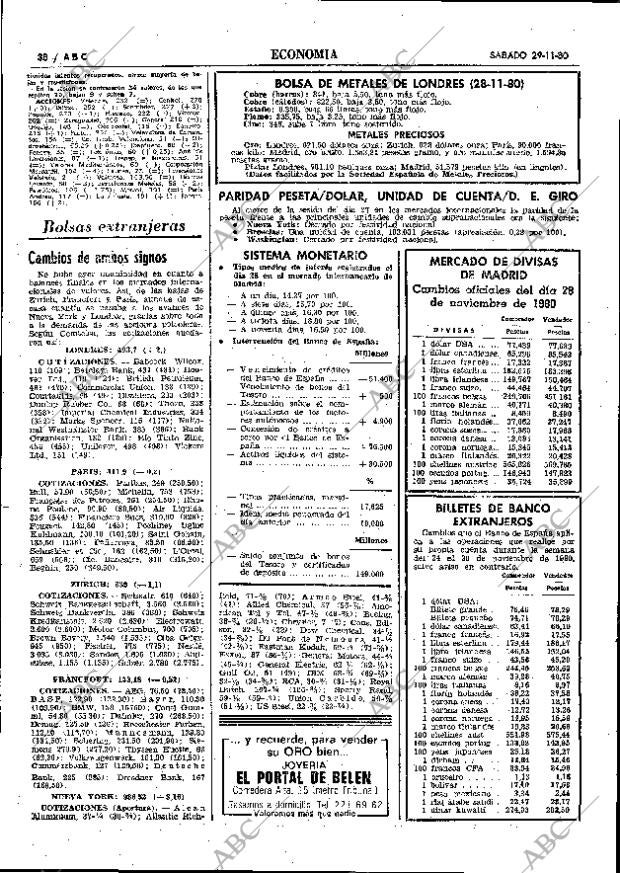 ABC MADRID 29-11-1980 página 66