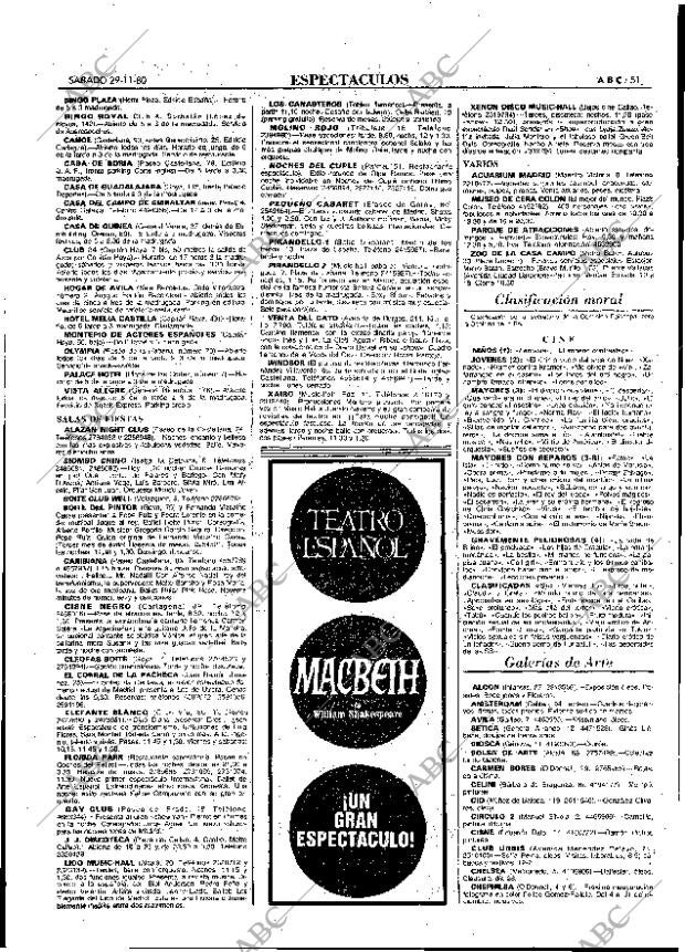 ABC MADRID 29-11-1980 página 79
