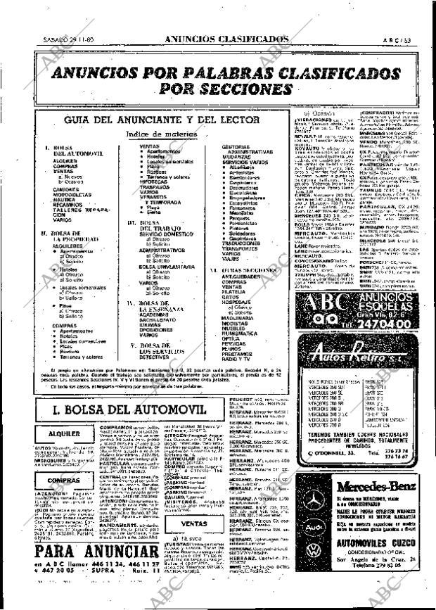 ABC MADRID 29-11-1980 página 81