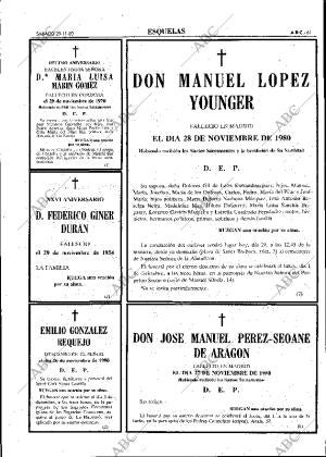 ABC MADRID 29-11-1980 página 89