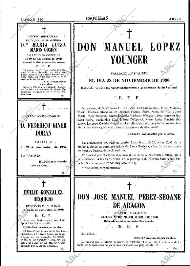 ABC MADRID 29-11-1980 página 89