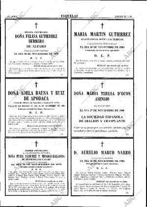 ABC MADRID 29-11-1980 página 90