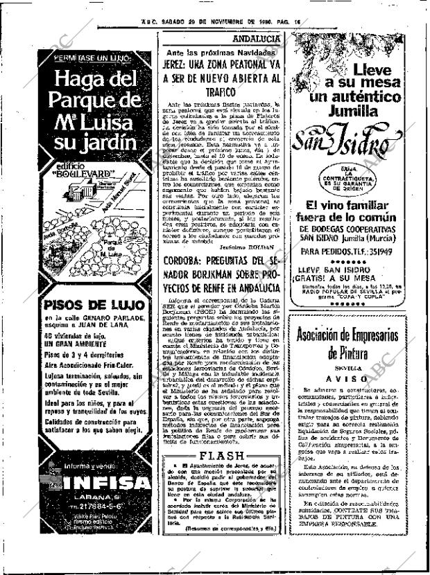 ABC SEVILLA 29-11-1980 página 28