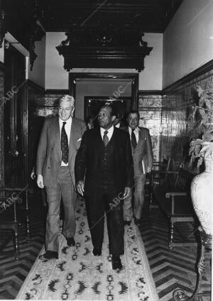 Terence Todman, embajador de Estados Unidos en España, en la casa de ABC