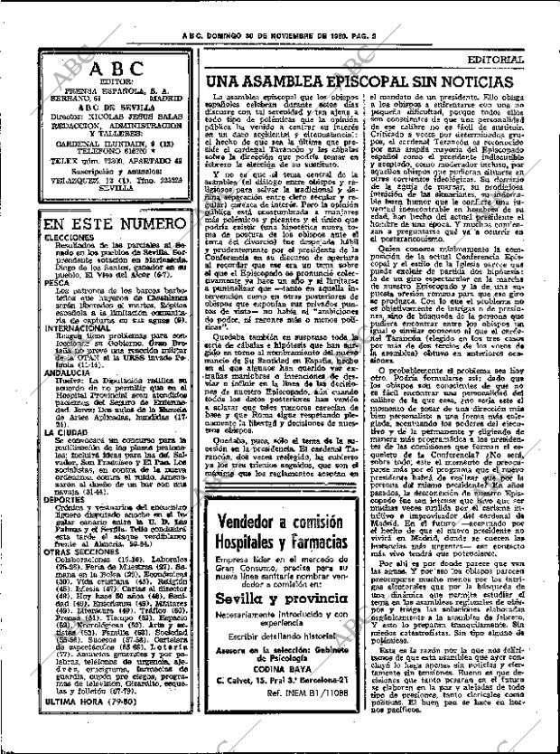 ABC SEVILLA 30-11-1980 página 18