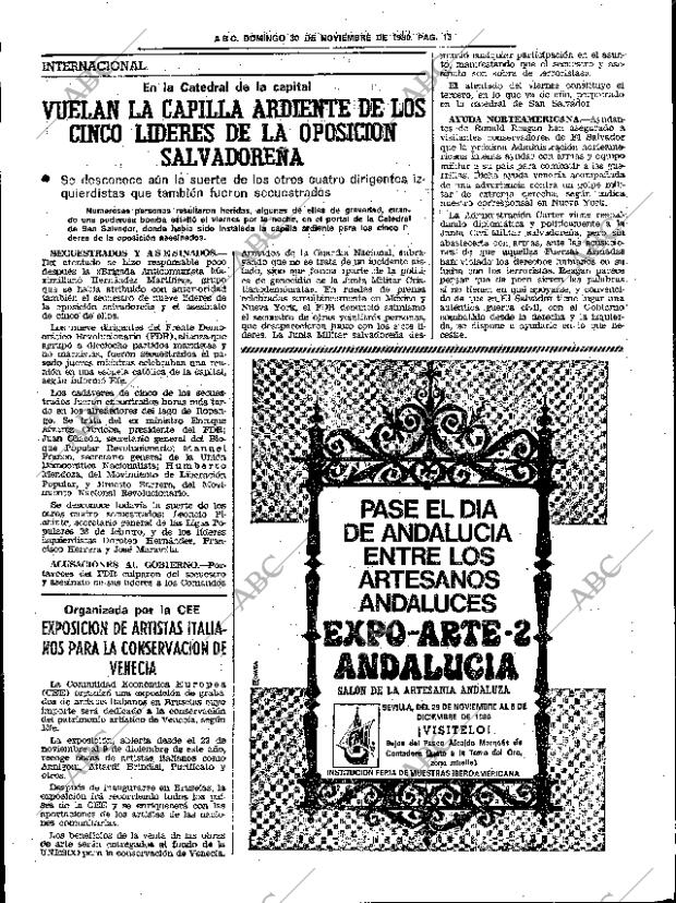 ABC SEVILLA 30-11-1980 página 29