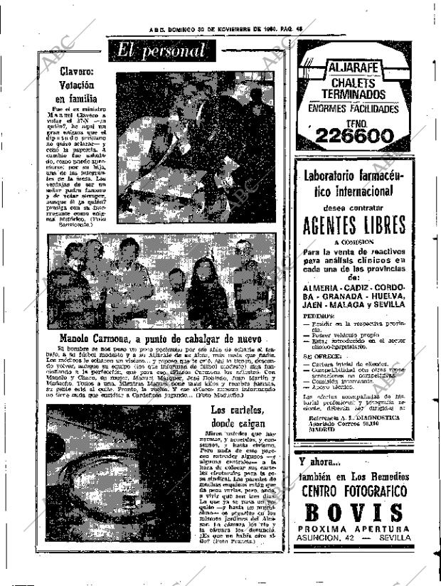 ABC SEVILLA 30-11-1980 página 59