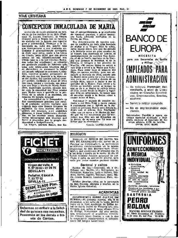 ABC SEVILLA 07-12-1980 página 57