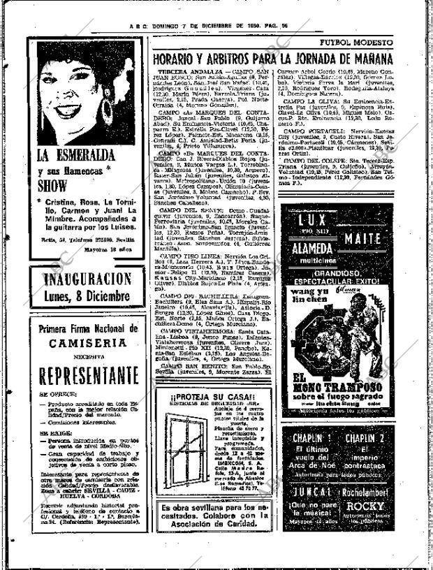 ABC SEVILLA 07-12-1980 página 72