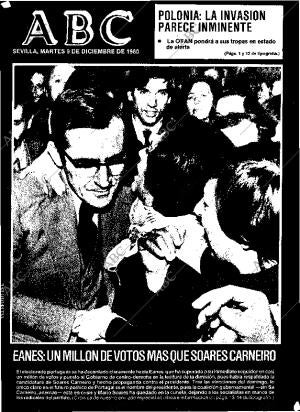 ABC SEVILLA 09-12-1980 página 1