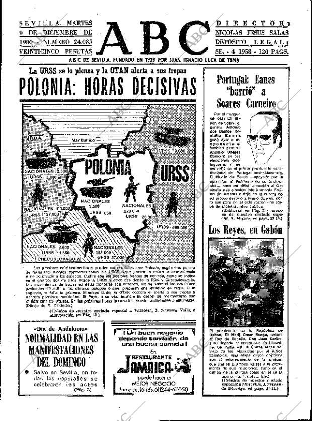 ABC SEVILLA 09-12-1980 página 25