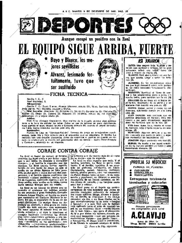 ABC SEVILLA 09-12-1980 página 67