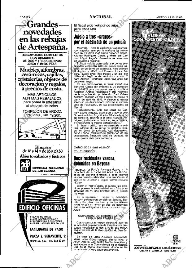 ABC MADRID 10-12-1980 página 20