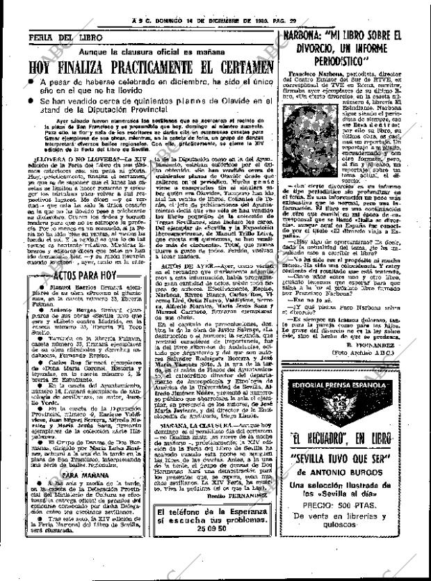 ABC SEVILLA 14-12-1980 página 45