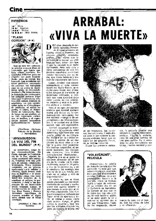 BLANCO Y NEGRO MADRID 17-12-1980 página 54