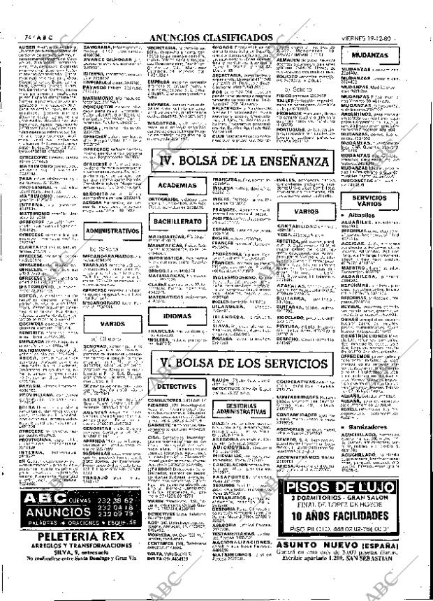 ABC MADRID 19-12-1980 página 94