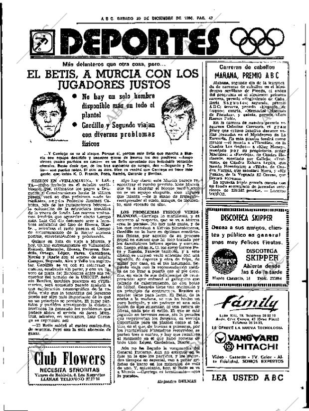 ABC SEVILLA 20-12-1980 página 63