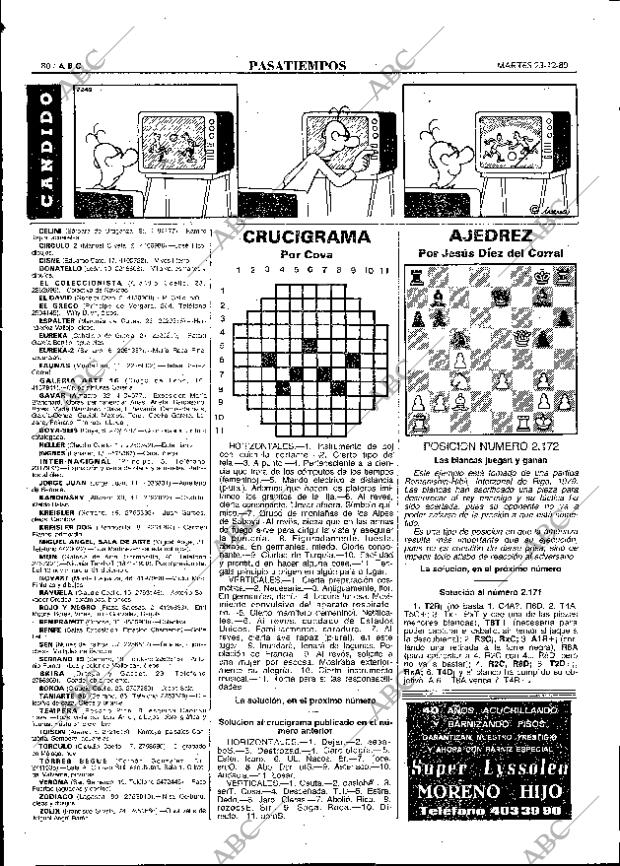 ABC MADRID 23-12-1980 página 104