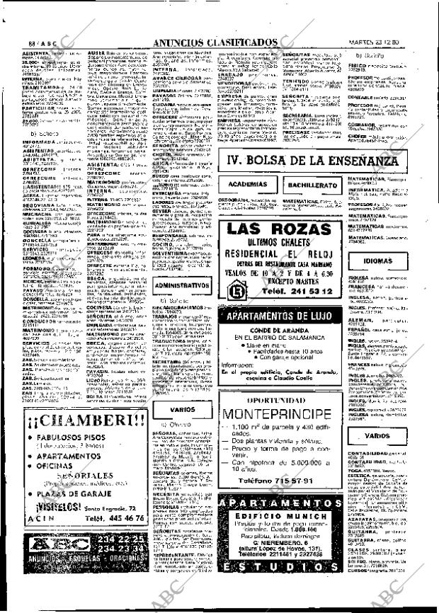 ABC MADRID 23-12-1980 página 112