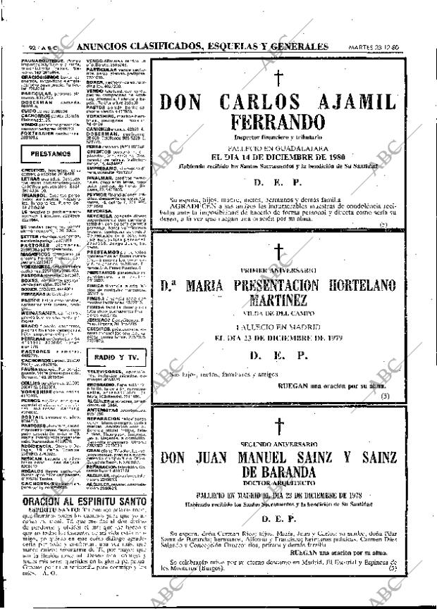 ABC MADRID 23-12-1980 página 116