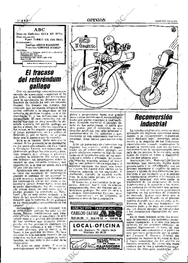 ABC MADRID 23-12-1980 página 26