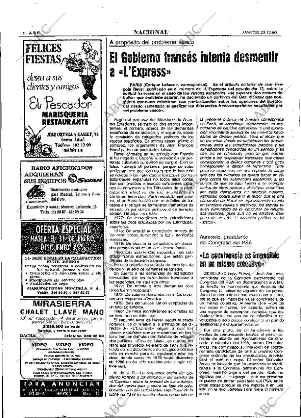 ABC MADRID 23-12-1980 página 30