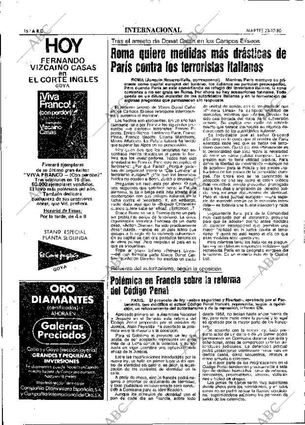 ABC MADRID 23-12-1980 página 40