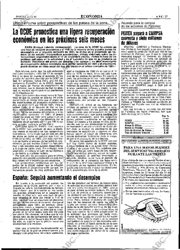 ABC MADRID 23-12-1980 página 61
