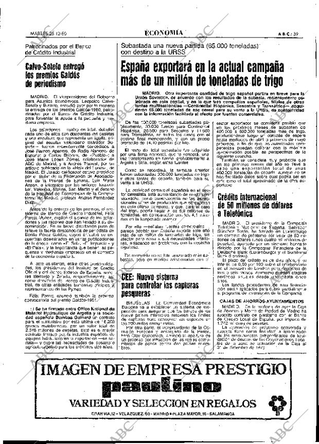 ABC MADRID 23-12-1980 página 63