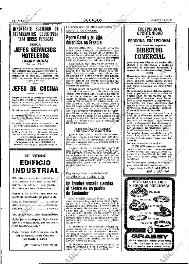 ABC MADRID 23-12-1980 página 82