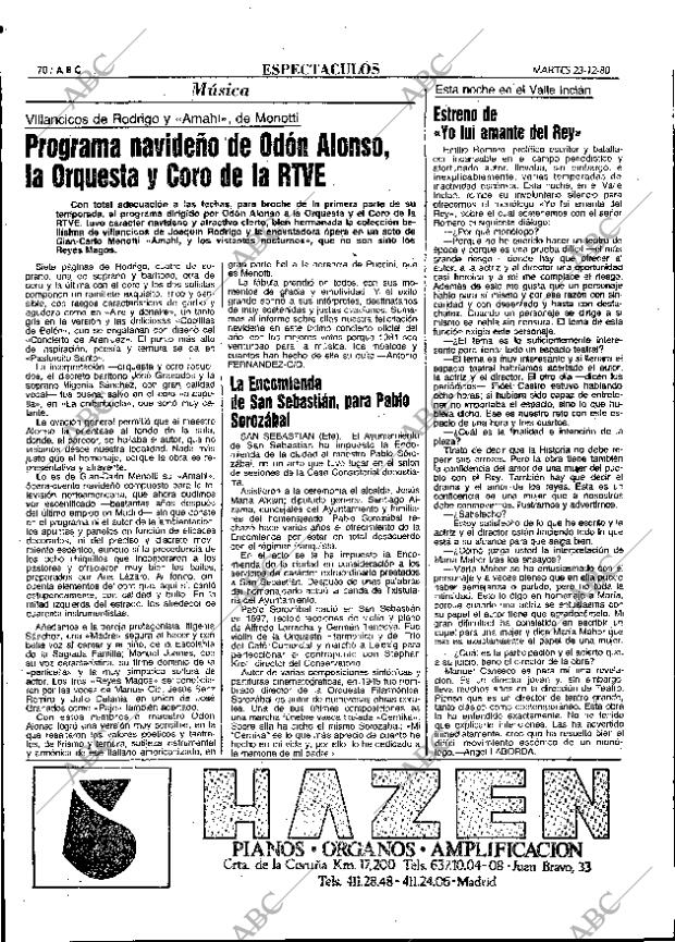 ABC MADRID 23-12-1980 página 94