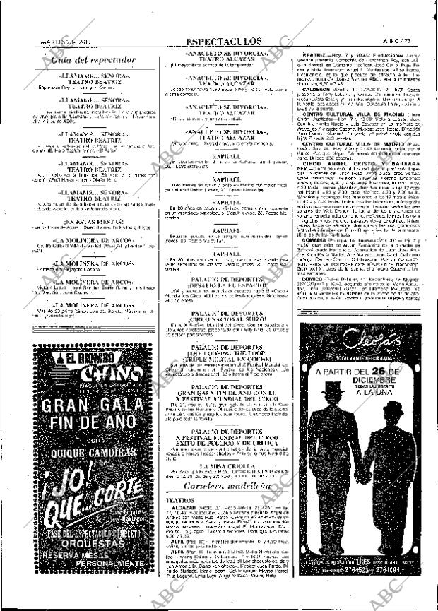 ABC MADRID 23-12-1980 página 97