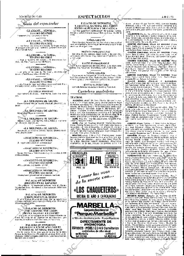ABC MADRID 28-12-1980 página 67