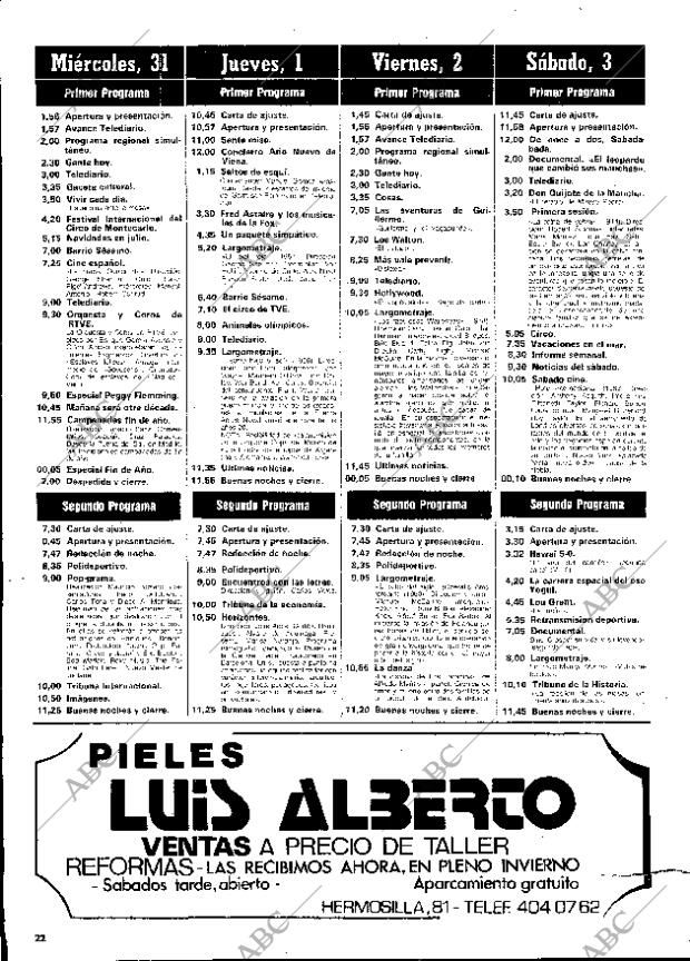 ABC MADRID 28-12-1980 página 94