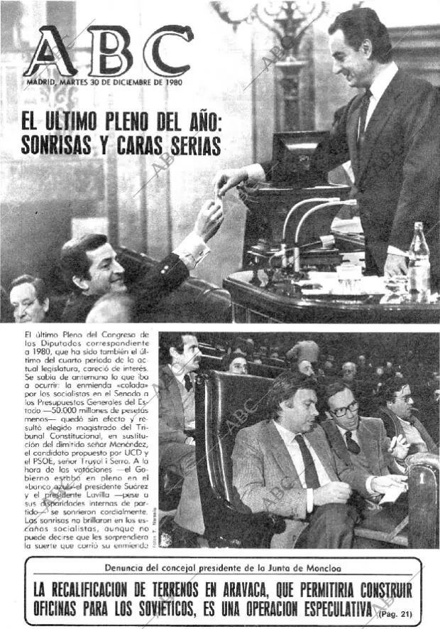 ABC MADRID 30-12-1980 página 1