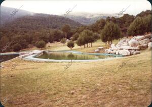 Cercedilla (Madrid). Piscina del parque de las Berceas