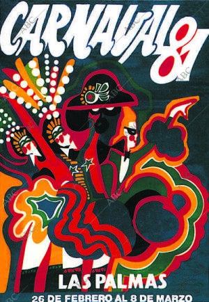 Cartel del carnaval de Las Palmas de 1981